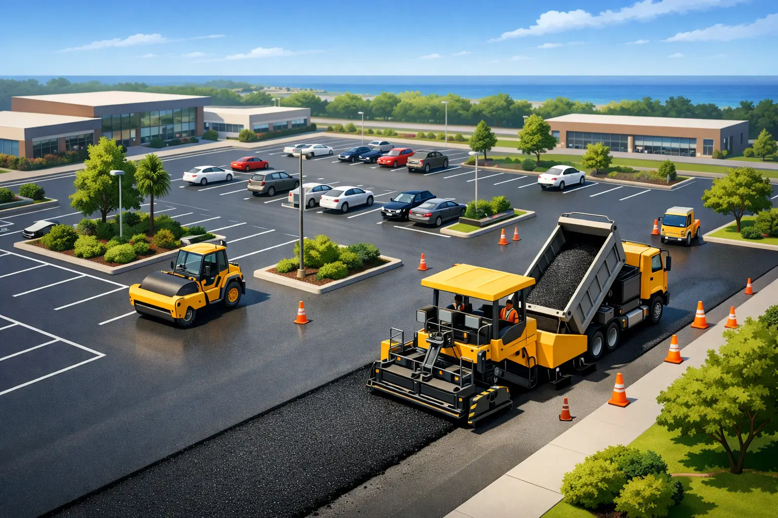 Commercial Parking Lot Paving Long Island Done Right