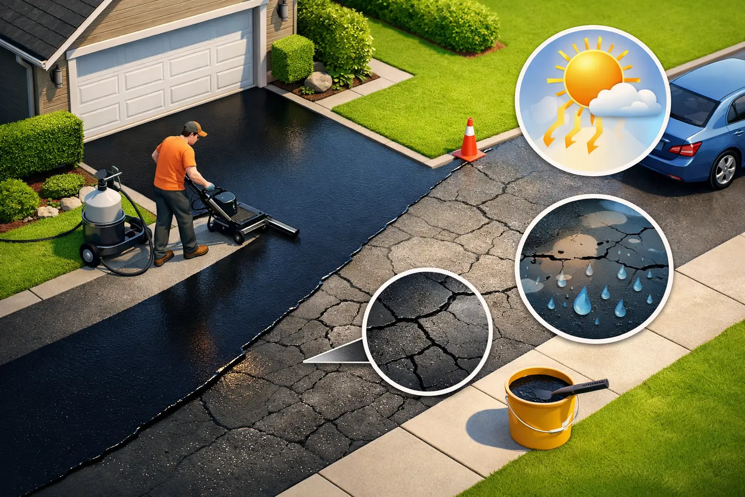When Should You Sealcoat a Driveway? Key Signs