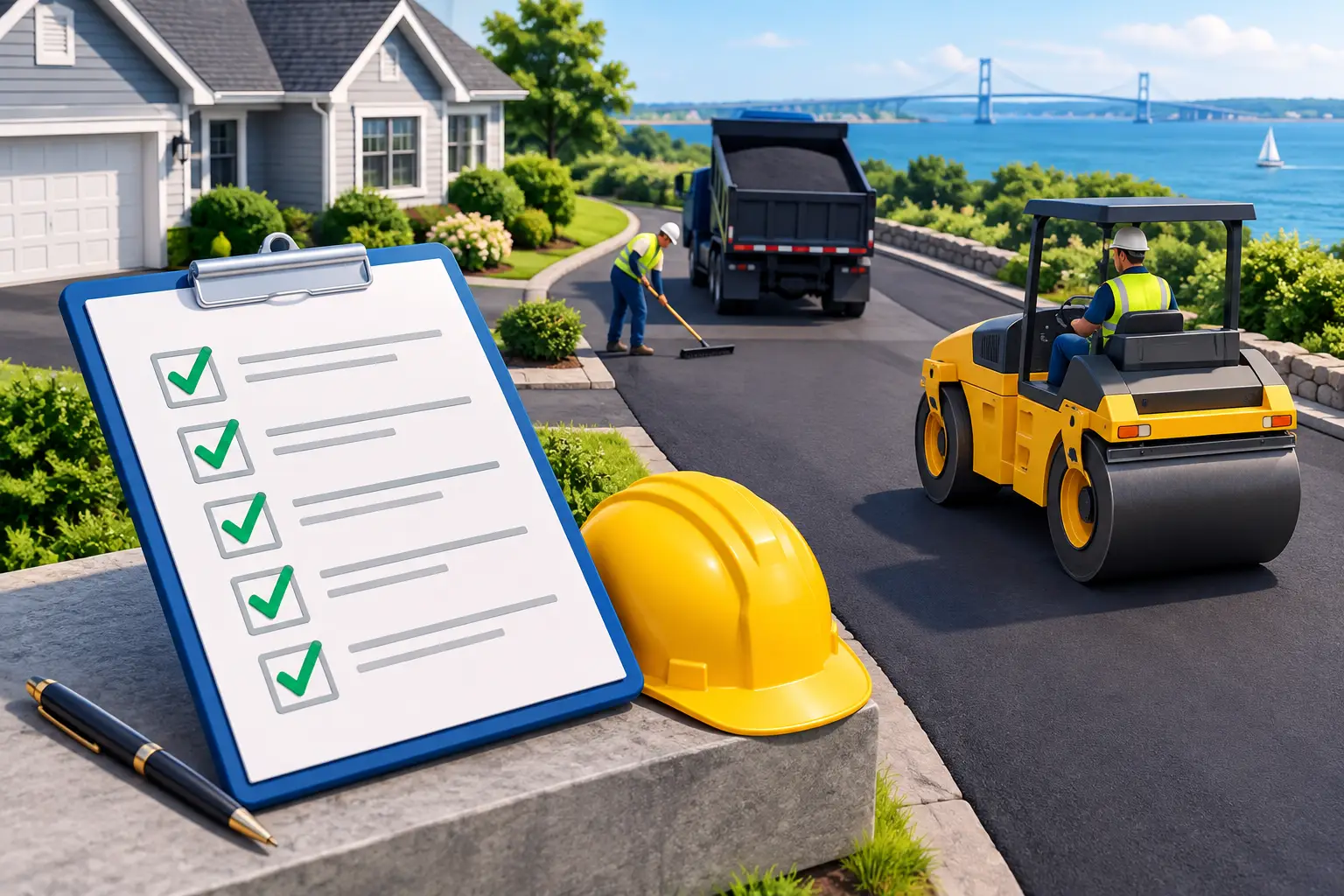 Asphalt Contractor Review Checklist for Long Island