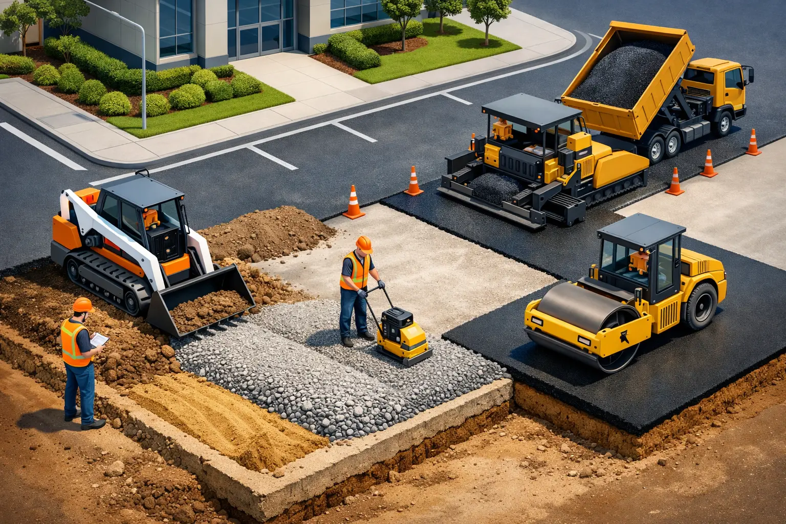 Commercial Paving Preparation That Prevents Repairs