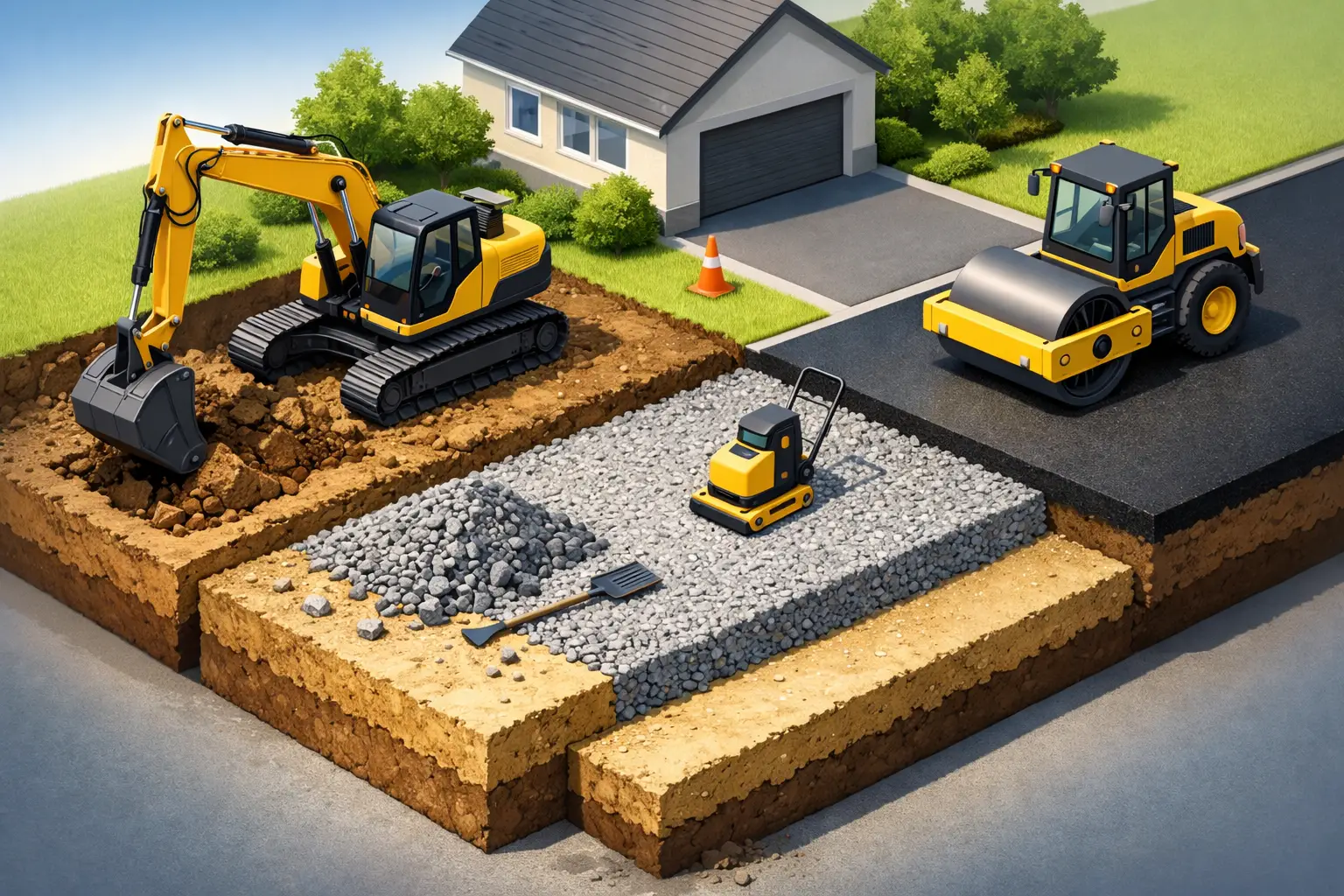 How to Prepare Driveway Subgrade for Lasting Asphalt
