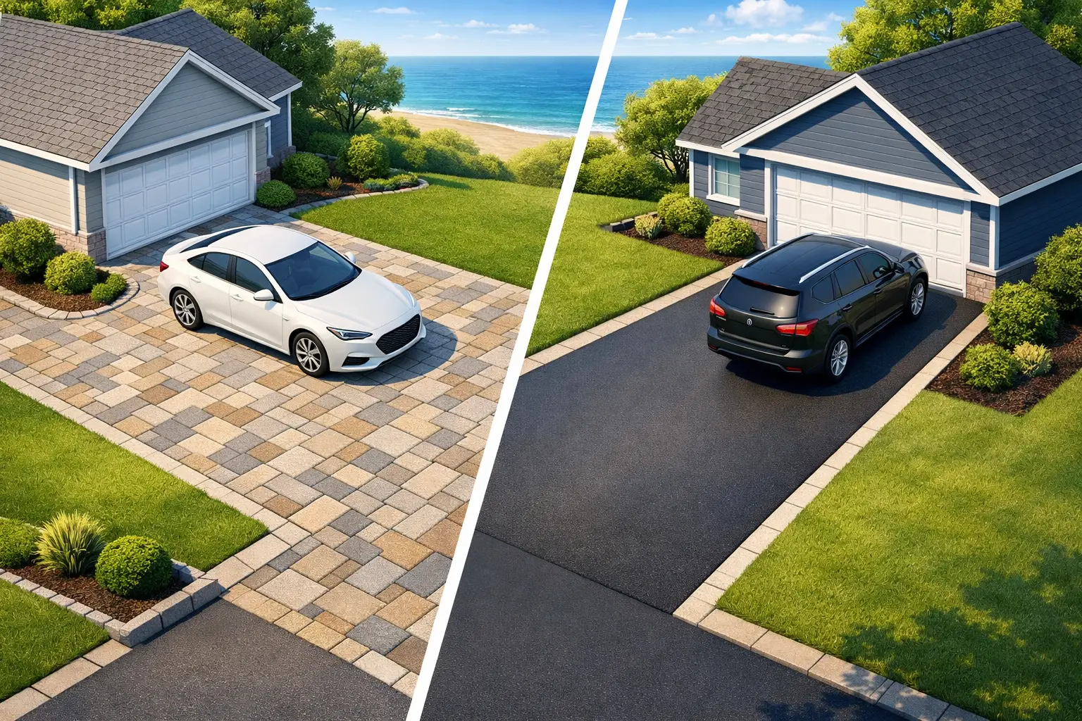 Pavers Versus Asphalt for Long Island Driveways